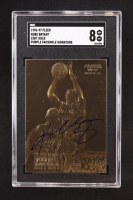 Kobe Bryant 1996-97 Fleer Purple Signature 23KT Gold RC (SGC 8) at PristineAuction.com