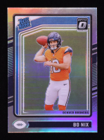 Bo Nix 2024 Donruss Optic Holo #209 RR RC at PristineAuction.com