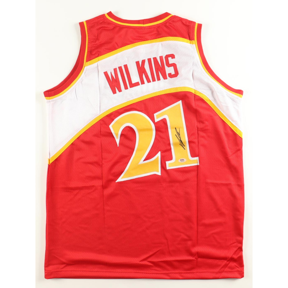 Dominique Wilkins Signed Jersey (PSA) at PristineAuction.com
