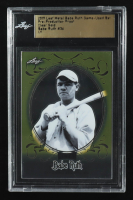 Babe Ruth 2019 Leaf Metal Babe Ruth Game-Used Bat Pre-Production Proof Clear Gold #36 #1/1 (Leaf) at PristineAuction.com