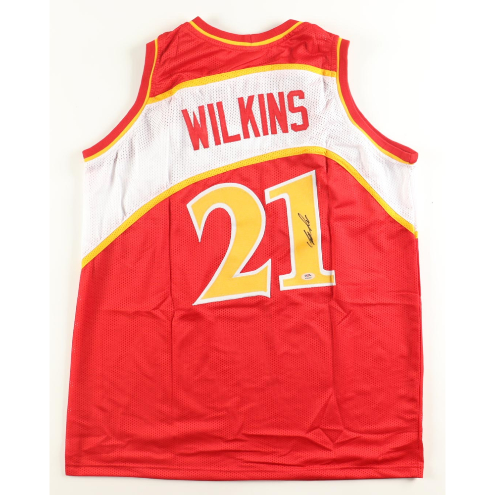 Dominique Wilkins Signed Jersey (PSA) at PristineAuction.com