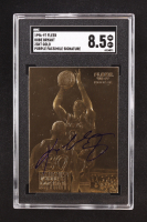 Kobe Bryant 1996-97 Fleer Purple Signature 23KT Gold RC (SGC 8.5) at PristineAuction.com
