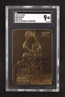 Kobe Bryant 1996-97 Fleer Purple Signature 23KT Gold RC (SGC 9) at PristineAuction.com