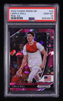 LaMelo Ball 2020-21 Panini Prizm Draft Picks Prizms Pink Ice #43 RC (PSA 10) at PristineAuction.com