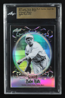 Babe Ruth 2019 Leaf Metal Babe Ruth Game-Used Bat Pre-Production Proof Prismatic Black #10 #1/1 (Leaf) at PristineAuction.com