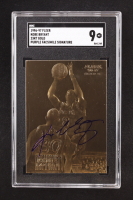 Kobe Bryant 1996-97 Fleer Purple Signature 23KT Gold RC (SGC 9) at PristineAuction.com