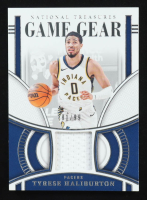 Tyrese Haliburton 2023-24 Panini National Treasures Game Gear #20 #81/99 at PristineAuction.com