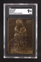 Kobe Bryant 1996-97 Fleer Purple Signature 23KT Gold RC (SGC 9) at PristineAuction.com