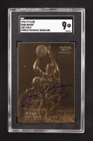 Kobe Bryant 1996-97 Fleer Purple Signature 23KT Gold RC (SGC 9) at PristineAuction.com