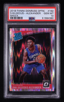 Shai Gilgeous-Alexander 2018-19 Donruss Optic Shock #162 RR RC (PSA 10) at PristineAuction.com