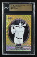 Babe Ruth 2019 Leaf Metal Babe Ruth Yankee Stadium Seat Pre-Production Proof Wave Gold #14 #1/1 (Leaf) at PristineAuction.com