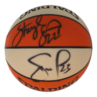 WNBA All-Stars Basketball Signed by (7) with Sheryl Swoopes, Nikki McCray, Taj McWilliams, Wendy Palmer (JSA) at PristineAuction.com