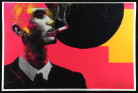 "Burning Logic" 24x36 2025 Original Fine Art Giclee Print on 257 GSM Paper by Tadas Zaicikas | TedyZet (Zaicikas) at PristineAuction.com