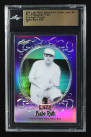 Babe Ruth 2019 Leaf Metal Babe Ruth Game-Used Bat Pre-Production Proof Prismatic Purple #32 #1/1 (Leaf) at PristineAuction.com