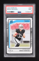 Brock Bowers 2024 Donruss Prizm #394 RC (PSA 9) at PristineAuction.com