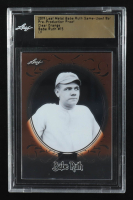 Babe Ruth 2019 Leaf Metal Babe Ruth Game-Used Bat Pre-Production Proof Clear Orange #15 #1/1 (Leaf) at PristineAuction.com