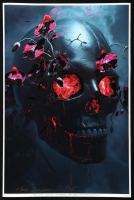 "Blooming Bones" 24x36 2025 Original Fine Art Giclee Print on 257 GSM Paper by Tadas Zaicikas | TedyZet (Zaicikas) at PristineAuction.com