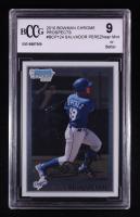 Salvador Perez 2010 Bowman Chrome Prospects #BCP124 RC (BCCG 9) at PristineAuction.com