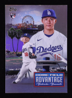 Yoshinobu Yamamoto 2024 Topps Home Field Advantage #HFA20 RC at PristineAuction.com