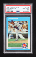 Greg Maddux 1987 Fleer Update Glossy #U68 RC (PSA 8.5) at PristineAuction.com