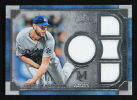 Clayton Kershaw 2019 Topps Museum Collection Primary Pieces Quad Relics #SPQRCK #27/99 at PristineAuction.com