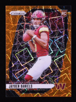 Jayden Daniels 2024 Panini Prizm Prizms Lazer #347 RC at PristineAuction.com
