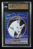 Babe Ruth 2019 Leaf Metal Babe Ruth Yankee Stadium Seat Pre-Production Proof Wave Blue #34 #1/1 (Leaf) at PristineAuction.com