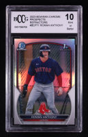 Roman Anthony 2023 Bowman Chrome Prospects Refractors #BCP71 RC #331/499 (BCCG 10) at PristineAuction.com