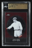 Babe Ruth 2019 Leaf Metal Babe Ruth Yankee Stadium Seat Pre-Production Proof Clear Red #35 #1/1 (Leaf) at PristineAuction.com