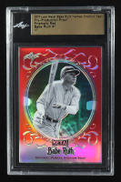 Babe Ruth 2019 Leaf Metal Babe Ruth Yankee Stadium Seat Pre-Production Proof Prismatic Red #1 #1/1 (Leaf) at PristineAuction.com