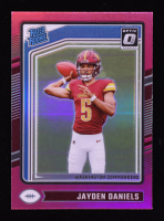 Jayden Daniels 2024 Donruss Optic Pink #248 RR RC at PristineAuction.com
