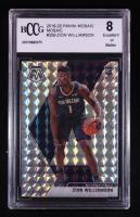 Zion Williamson 2019-20 Panini Mosaic Mosaic #209 RC (BCCG 8) at PristineAuction.com