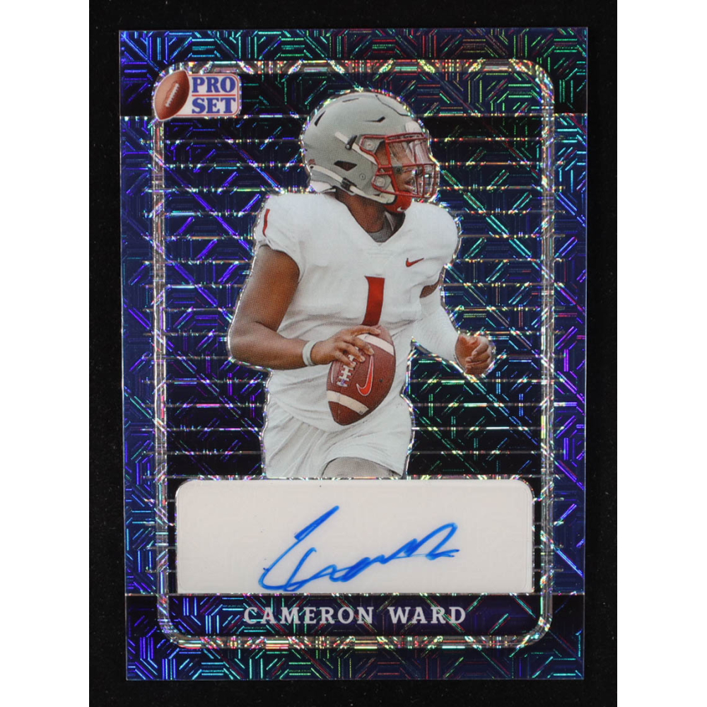 Cameron Ward 2023 Leaf Pro Set Metal Autographs Mojo Blue #PACW1 RC #8/15 at PristineAuction.com