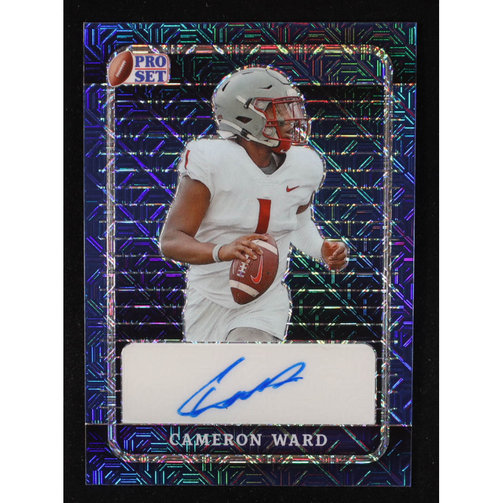 Cameron Ward 2023 Leaf Pro Set Metal Autographs Mojo Blue #PACW1 RC #9/15 at PristineAuction.com