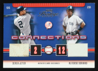 Derek Jeter / Alfonso Soriano  2003 Playoff Prestige Connections Materials #43 Base-Base #141/400 at PristineAuction.com