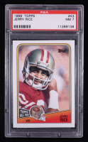 Jerry Rice 1988 Topps #43 AP (PSA 7) at PristineAuction.com