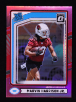 Marvin Harrison Jr. 2024 Donruss Optic Rated Rookies Preview Pink #393 RC at PristineAuction.com