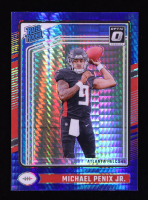 Michael Penix Jr. 2024 Donruss Optic Blue Hyper #279 RR RC at PristineAuction.com