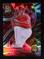 Shohei Ohtani 2022 Panini Chronicles Spectra Hyper #99 #15/75 at PristineAuction.com