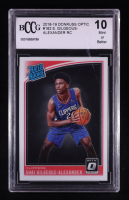 Shai Gilgeous-Alexander 2018-19 Donruss Optic #162 RR RC (BCCG 10) at PristineAuction.com