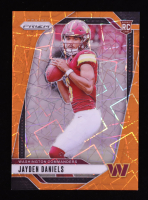 Jayden Daniels 2024 Panini Prizm Prizms Lazer #347 RC at PristineAuction.com