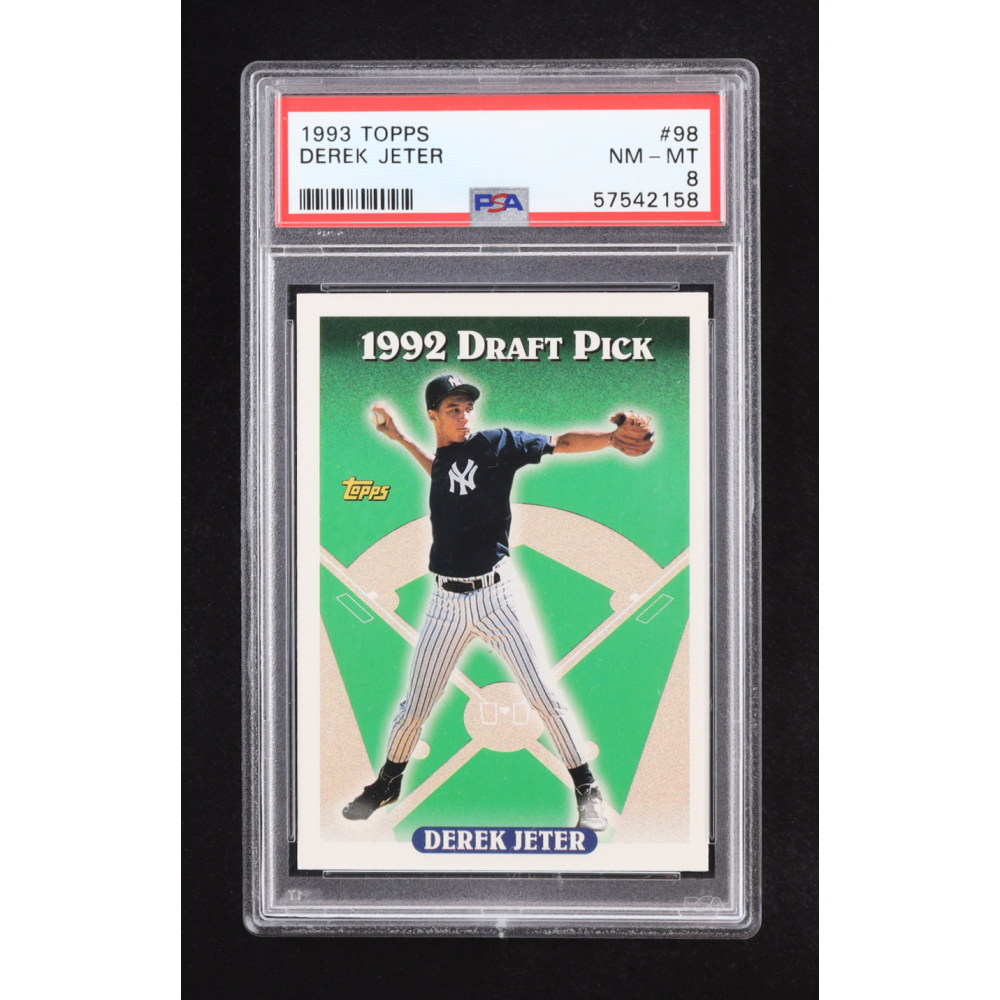 Derek Jeter 1993 Topps #98 RC (PSA 8) at PristineAuction.com