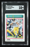 Aidan Hutchinson 2022 Score '92 Throwback Rookies #6 RC (SGC 10) at PristineAuction.com