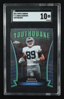 Brock Bowers 2024 Topps Chrome Youthquake #Y17 RC (SGC 10) at PristineAuction.com