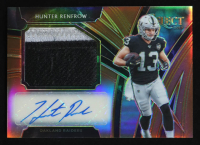 Hunter Renfrow 2019 Select Jumbo Rookie Signature Swatches Prizm Copper #39 #18/49 at PristineAuction.com