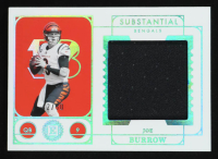 Joe Burrow 2021 Panini Encased Substantial Swatches Sapphire #7 #42/50 at PristineAuction.com