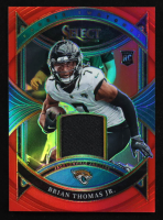 Brian Thomas Jr. 2024 Select Rookie Swatches Prizm Red #25 RC at PristineAuction.com