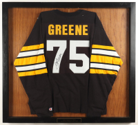 Joe Greene Signed Custom Framed Jersey Display (Beckett) at PristineAuction.com