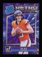 Bo Nix 2024 Donruss Rated Rookies Retro #19 RC at PristineAuction.com