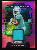De'Von Achane 2023 Panini Prizm Rookie Gear Prizms Pink #10 RC at PristineAuction.com